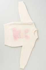 Goyalsons Girls Woolen Top O9202-04 Off White