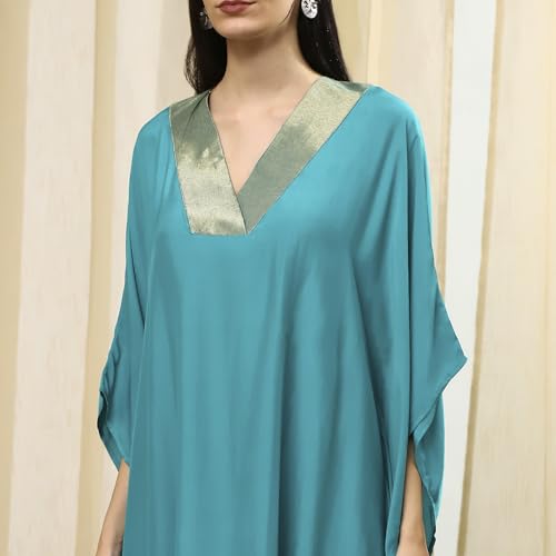 Biba Women Teal Blue Dyed Co-ord Set