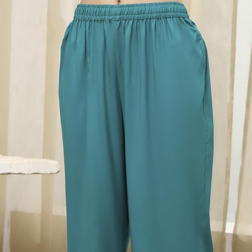 Biba Women Teal Blue Dyed Co-ord Set