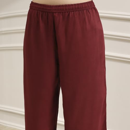 Biba Women's Rayon Kurta Set