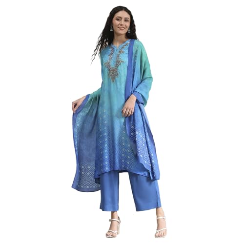 Biba Women's Modal Blend Kurta Set
