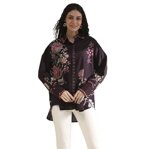 Biba Women's Cotton Printed Straight Top