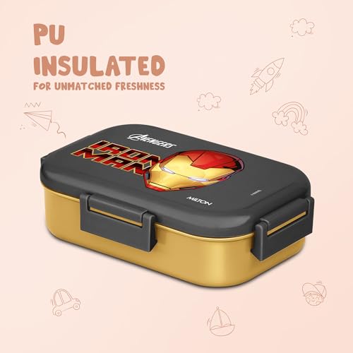 Milton Household Lunch Box Plastic Marvel Hugo