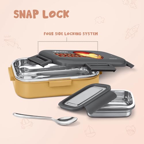 Milton Household Lunch Box Plastic Marvel Hugo