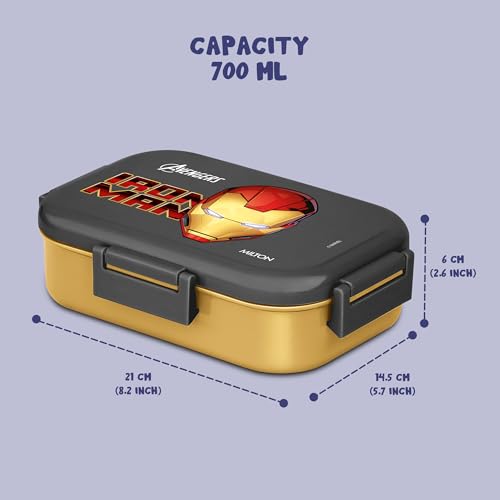 Milton Household Lunch Box Plastic Marvel Hugo