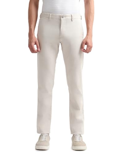 Arrow Sports Men's Slim Casual Pants