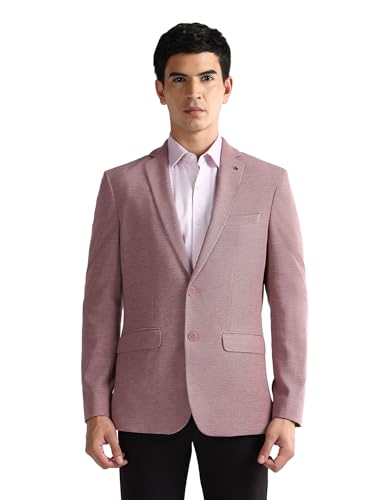 Arrow Men's Knitted Zero Calorie Slim Fit Blazer