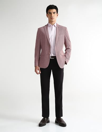 Arrow Men's Knitted Zero Calorie Slim Fit Blazer