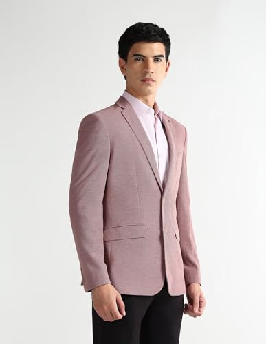 Arrow Men's Knitted Zero Calorie Slim Fit Blazer