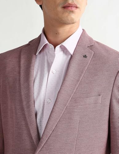 Arrow Men's Knitted Zero Calorie Slim Fit Blazer