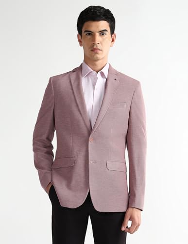 Arrow Men's Knitted Zero Calorie Slim Fit Blazer