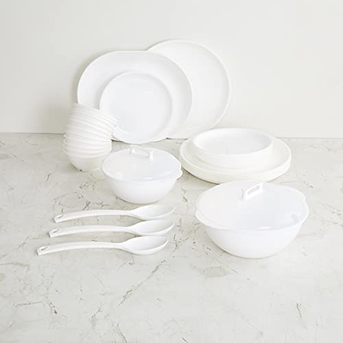 Goyalsons Shopmax Household Dinner Set Melamine Plastic Dinner Set 32 Pcs Set
