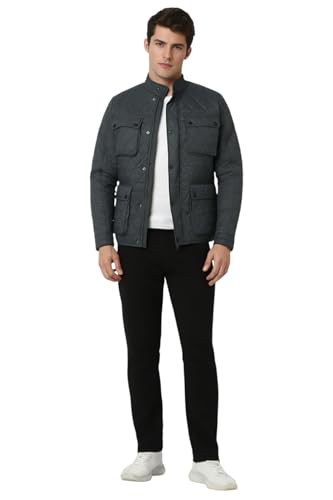 Van Heusen Men's A-Line Coat (VFJKARGFD65156_Grey