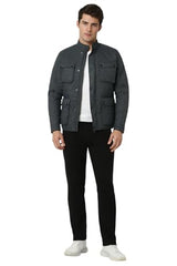 Van Heusen Men's A-Line Coat (VFJKARGFD65156_Grey