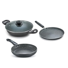 Prestige Household Nonstick Set Granite Alpha Bhk 3 Pcs Set