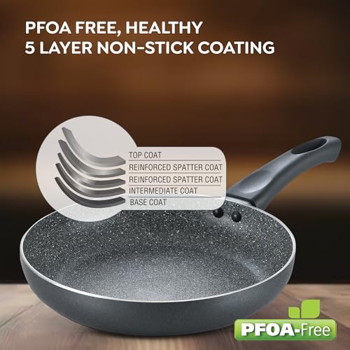 Prestige Household Nonstick Set Granite Alpha Bhk 3 Pcs Set