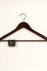 Goyalsons Household Hanger Wooden Wooden Dark Brown