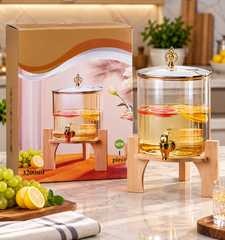 Sanjeev Kapoor Premium Glass Beverage Dispenser – 3.2 Litre