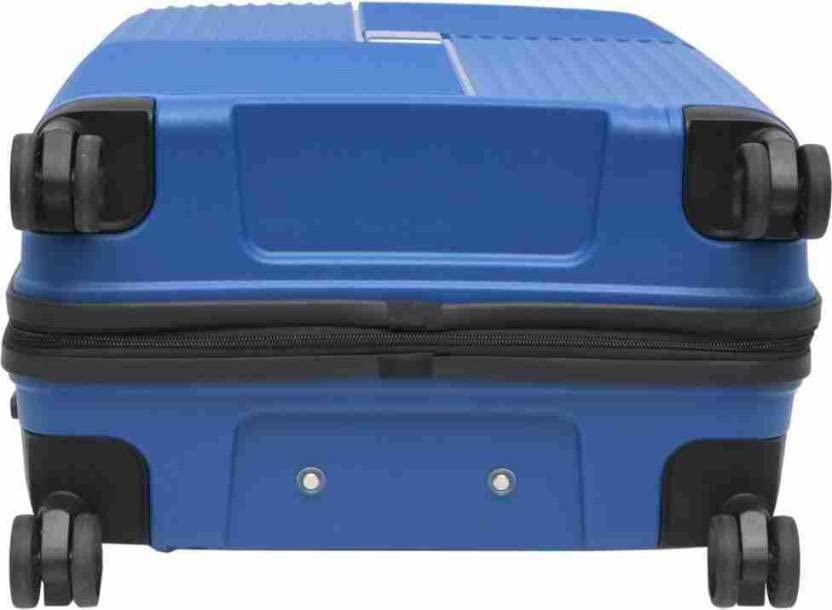 Aristocrat Polypropylene Spinner Fronx Cabin Trolley Bag 55 | Small|Hard Sided Luggage|Smooth Wheels Suitcase for Travel|Combination Lock with Sturdy Zipper|3 Years Domestic Warranty