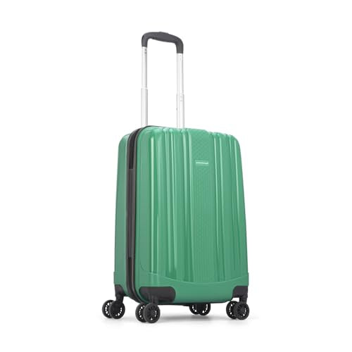 Aristocrat Polypropylene Spinner Fronx Cabin Trolley Bag 55 Small Hard Sided Luggage|Smooth Wheels Suitcase for Travel|Combination Lock with Sturdy Zipper|3 Years Domestic Warranty