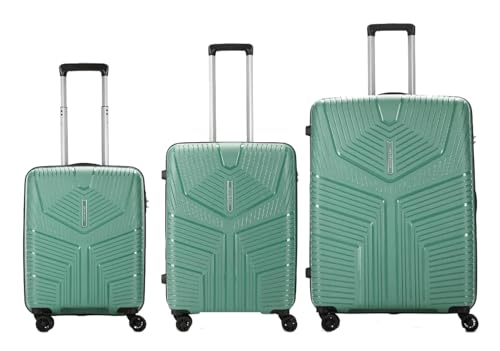 VIP Aristocrat Slay 55, 66 & 75  Polyproplyene Hard-Sided 4 Wheels Spinner Luggage Set of 3 Trolley Bags for Travel with Combination Lock| 5 Years Warranty