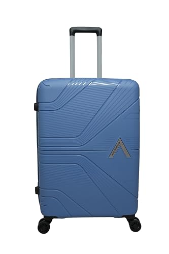 VIP Aristocrat 4 pcs 55, 66 & 76  Hard Polypropylene Wheels Luggage Set of 3 Trolley and 52  Duffle with Elegent Color,Pattern,Xtra Strong Zipper,7 Years International Warranty