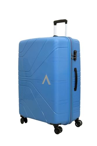 VIP Aristocrat 4 pcs 55, 66 & 76  Hard Polypropylene Wheels Luggage Set of 3 Trolley and 52  Duffle with Elegent Color,Pattern,Xtra Strong Zipper,7 Years International Warranty