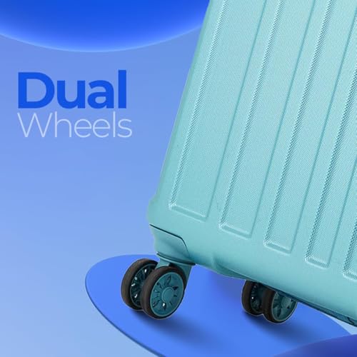 Safari Linea Wheels 56  Small Cabin Trolley Bag Hard Case Polycarbonate 360 Degree Wheeling System Luggage, Trolley Bags for Travel, Speed_Wheel Suitcase for Travel, Spearmint