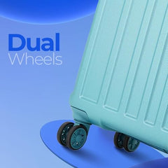 Safari Linea Wheels 56  Small Cabin Trolley Bag Hard Case Polycarbonate 360 Degree Wheeling System Luggage, Trolley Bags for Travel, Speed_Wheel Suitcase for Travel, Spearmint