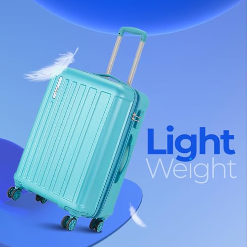 Safari Linea Wheels s Large Check-In Trolley Bag Hard Case Polycarbonate 360 Degree Wheeling System Luggage, Trolley Bags For Travel, Speed_Wheel Suitcase For Travel, Spearmint