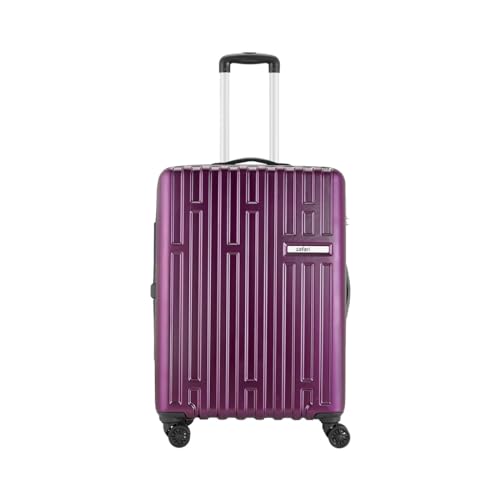 Safari Cargomax Tsa Lock, Securi Antitheft Zipper, Expander, Wheels 71  Medium Check-In Speed_Wheel Trolley Bag Hard Case Polycarbonate 360 Degree Wheeling Expandable Luggage,Magenta Purple