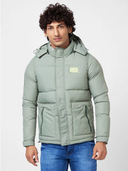 Spykar Mens Jacket F/S Mjkjhw2Bc029 Dustysagegreen