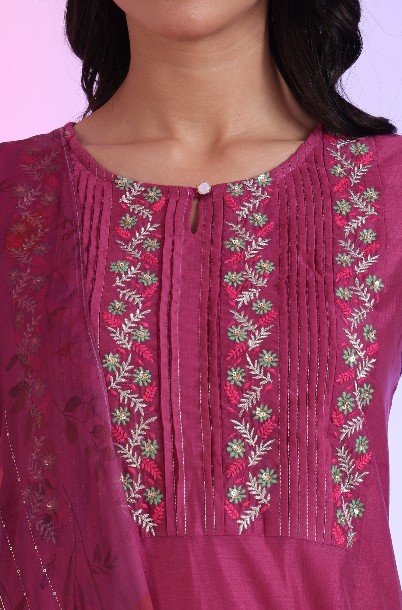 Aurelia Ladies Western Kurti 3Pcs Set As15773 705591