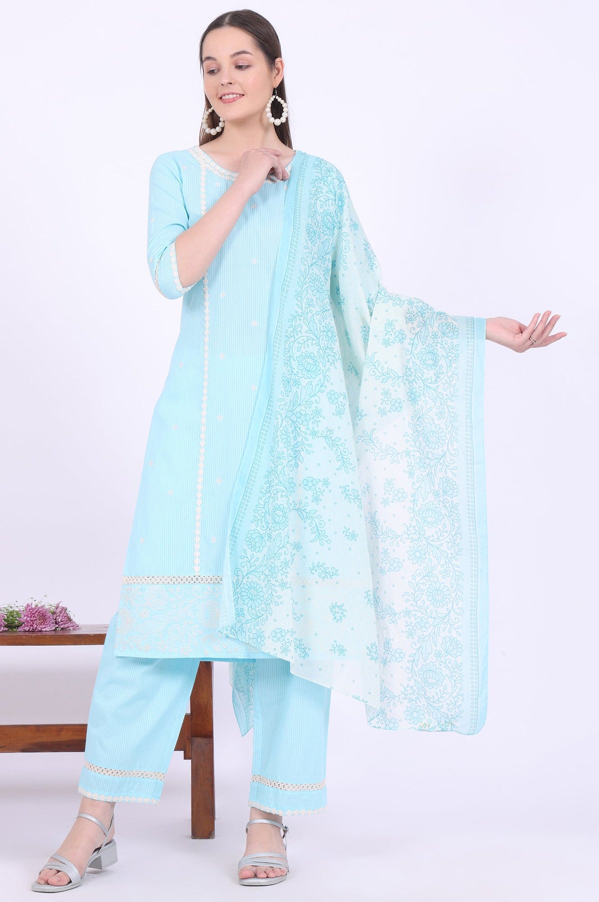Aurelia Ladies Western Kurti 3Pcs Set As15787 E608297