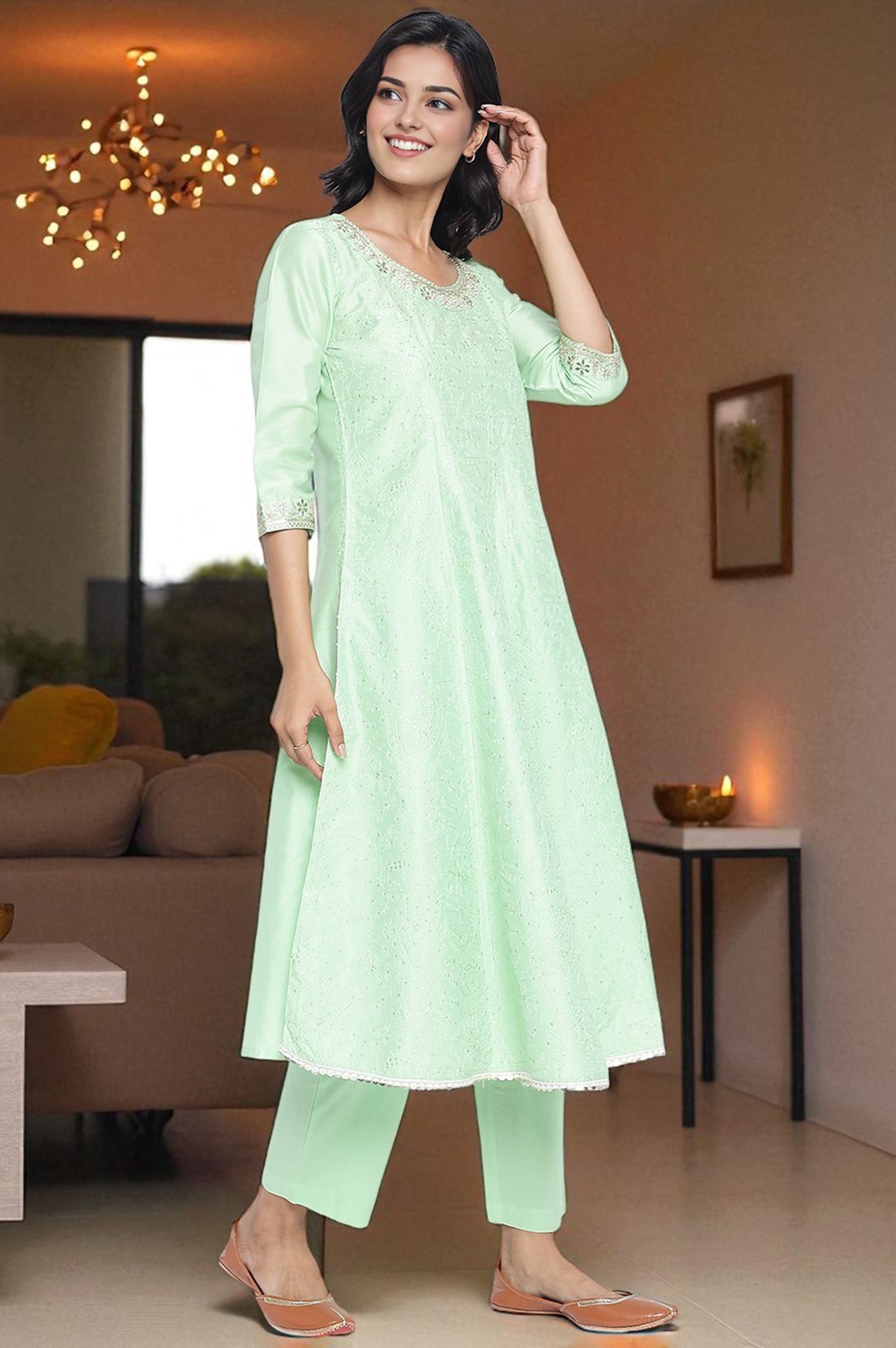 Aurelia Ladies Western Kurti 3Pcs Set As15811 E705706