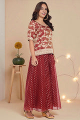 Aurelia Ladies Western Kurti 3Pcs Set As15946A 705824