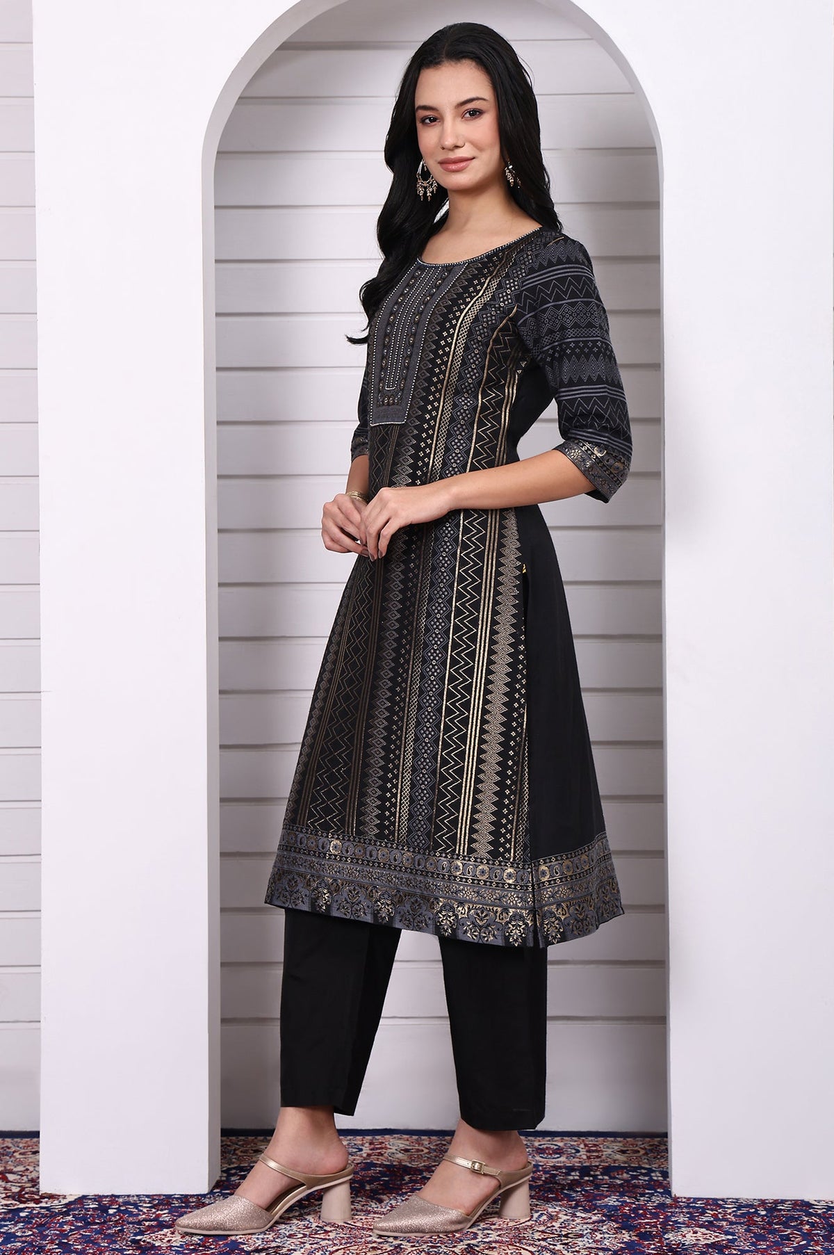 Aurelia Ladies Western Kurti 3Pcs Set As15981 705830