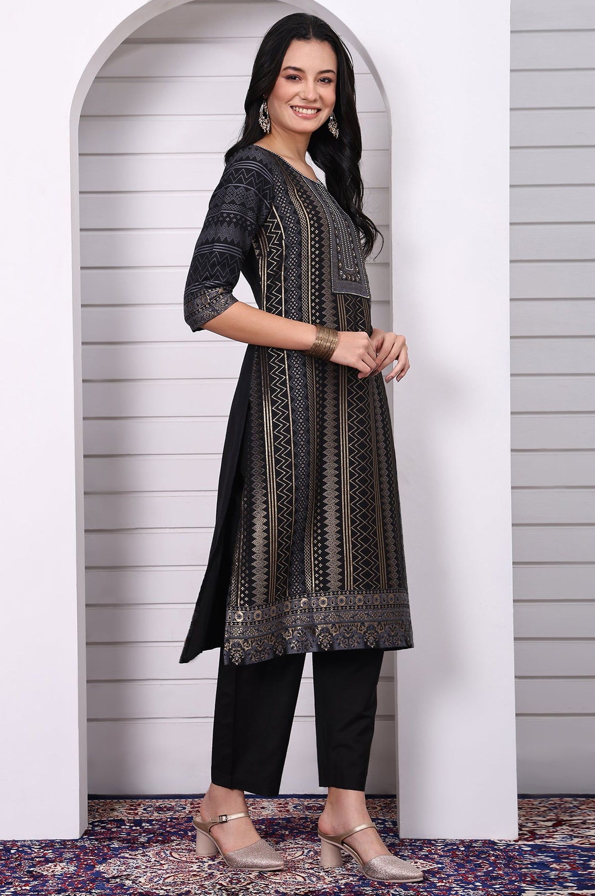 Aurelia Ladies Western Kurti 3Pcs Set As15981 705830