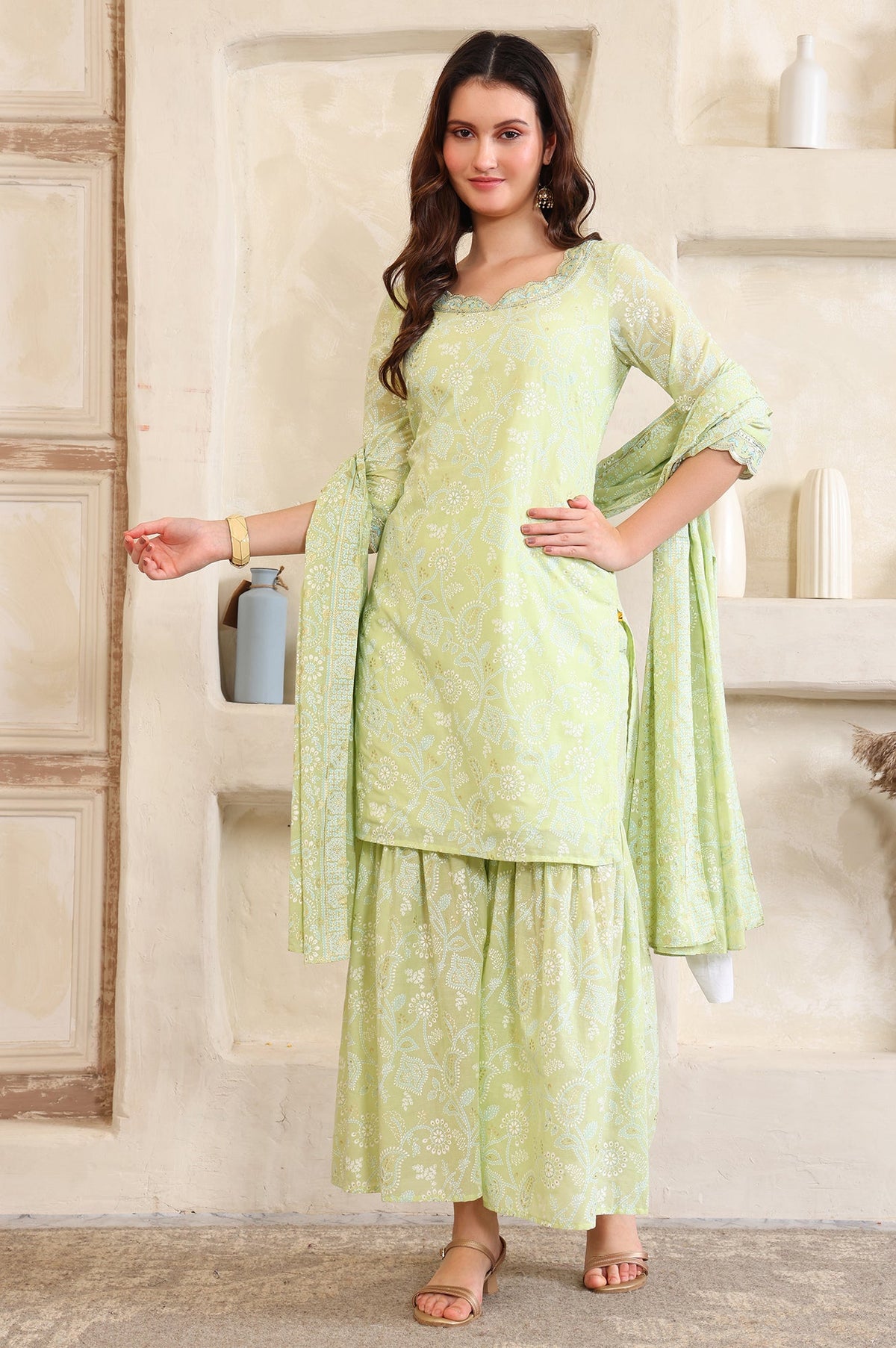 Aurelia Ladies Western Kurti 3Pcs Set As16007 509149