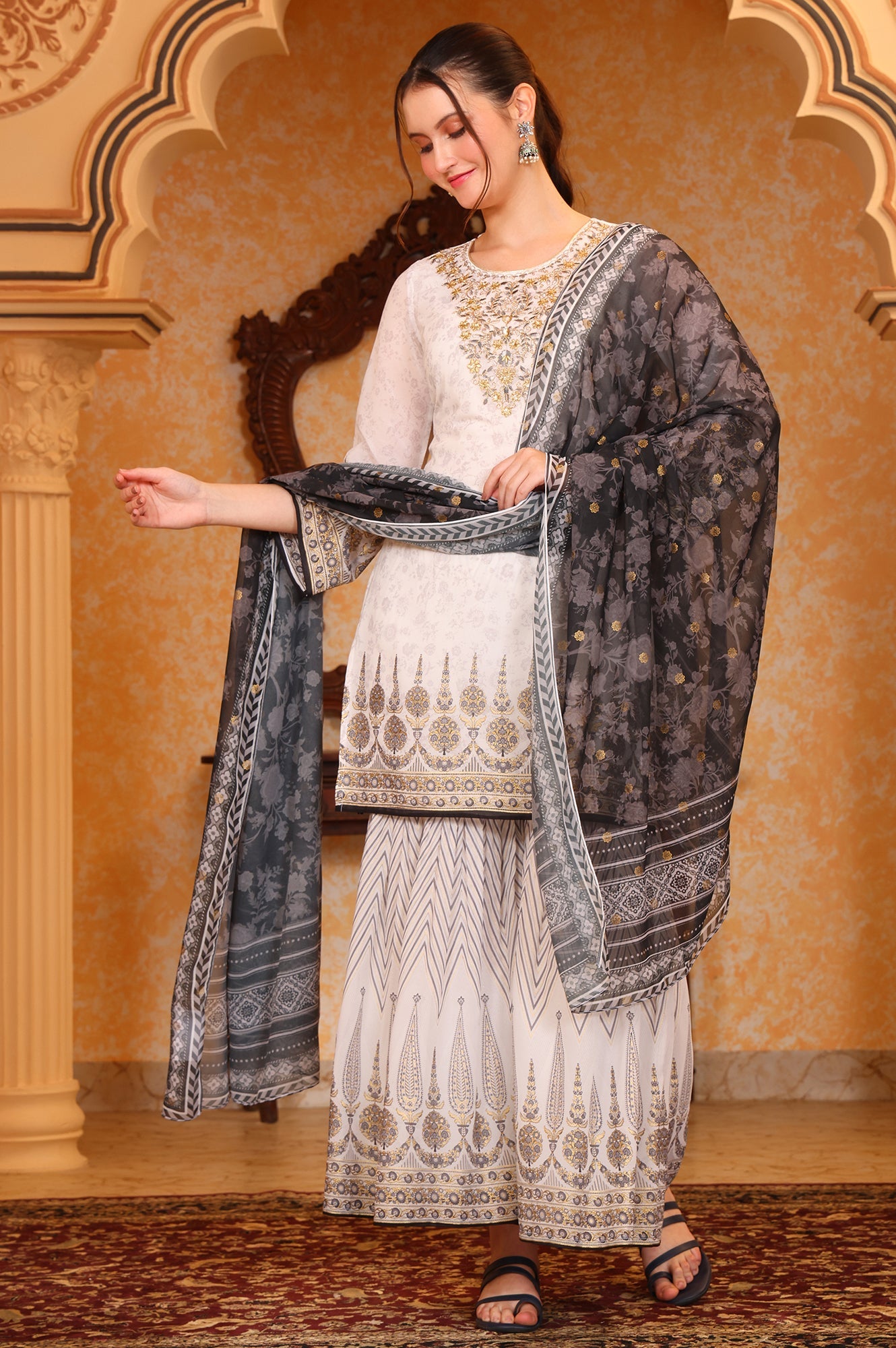 Aurelia Ladies Western Kurti 3Pcs Set As16056 509651