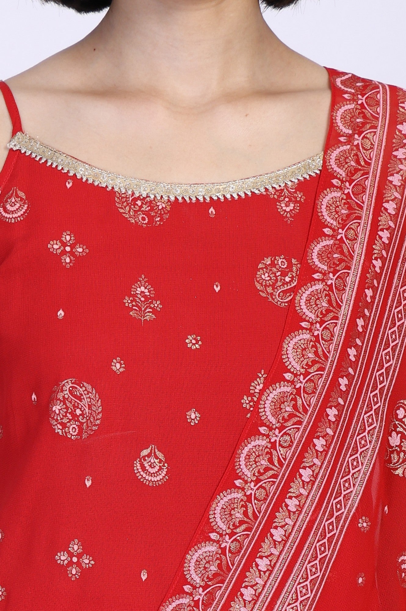 AURELIA LADIES WESTERN KURTI 3PCS SET AS16057 510037