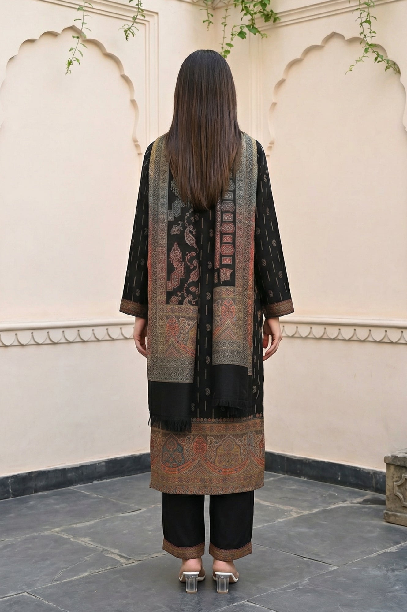 Aurelia Ladies Western W Kurti 3Pcs Set As16209 705952