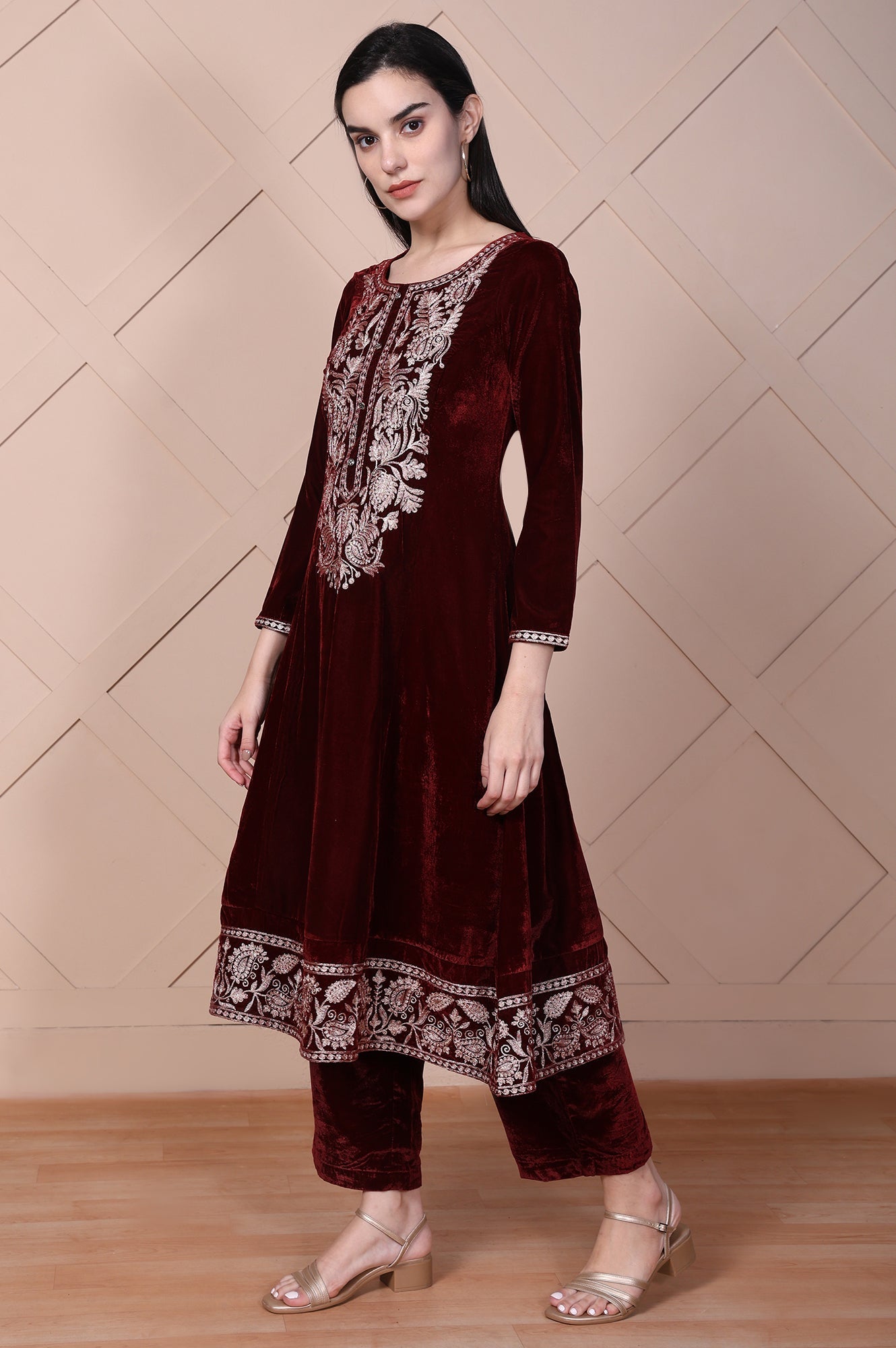 Aurelia Ladies Western W Kurti 2Pcs Set As16226 608841