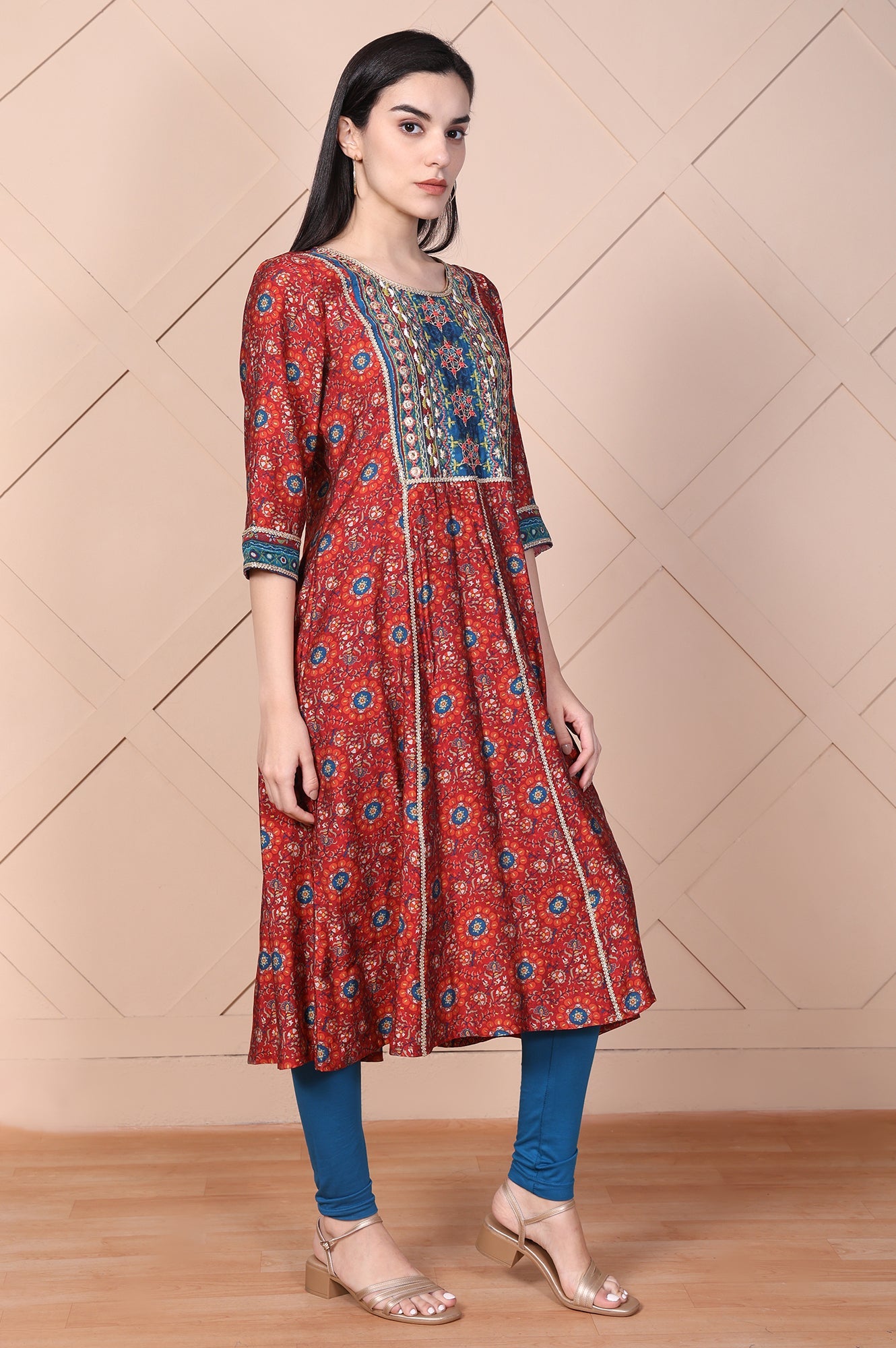 Aurelia Ladies Western Kurti 3Pcs Set As16249 509664