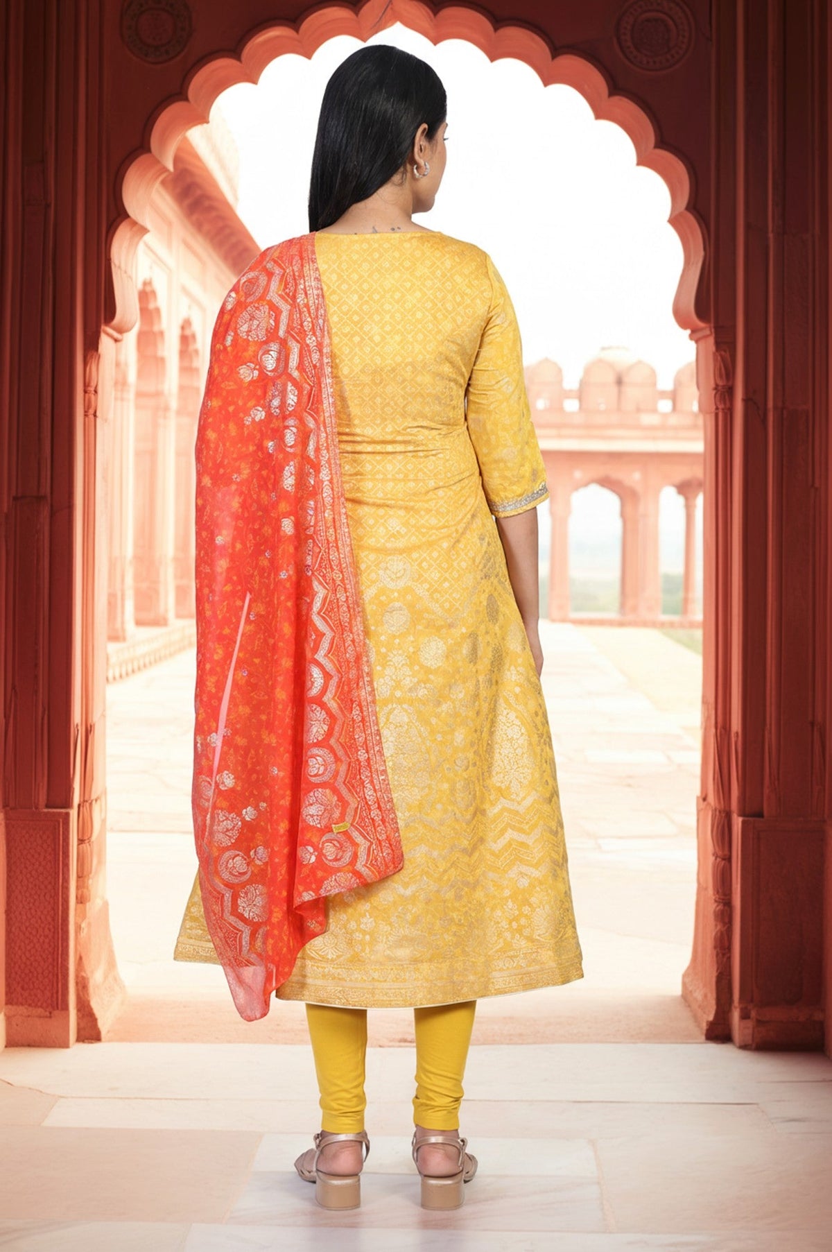 Aurelia ladies western kurti 3-piece set featuring stylish tops and bottoms, ideal for casual or semi-formal wear.