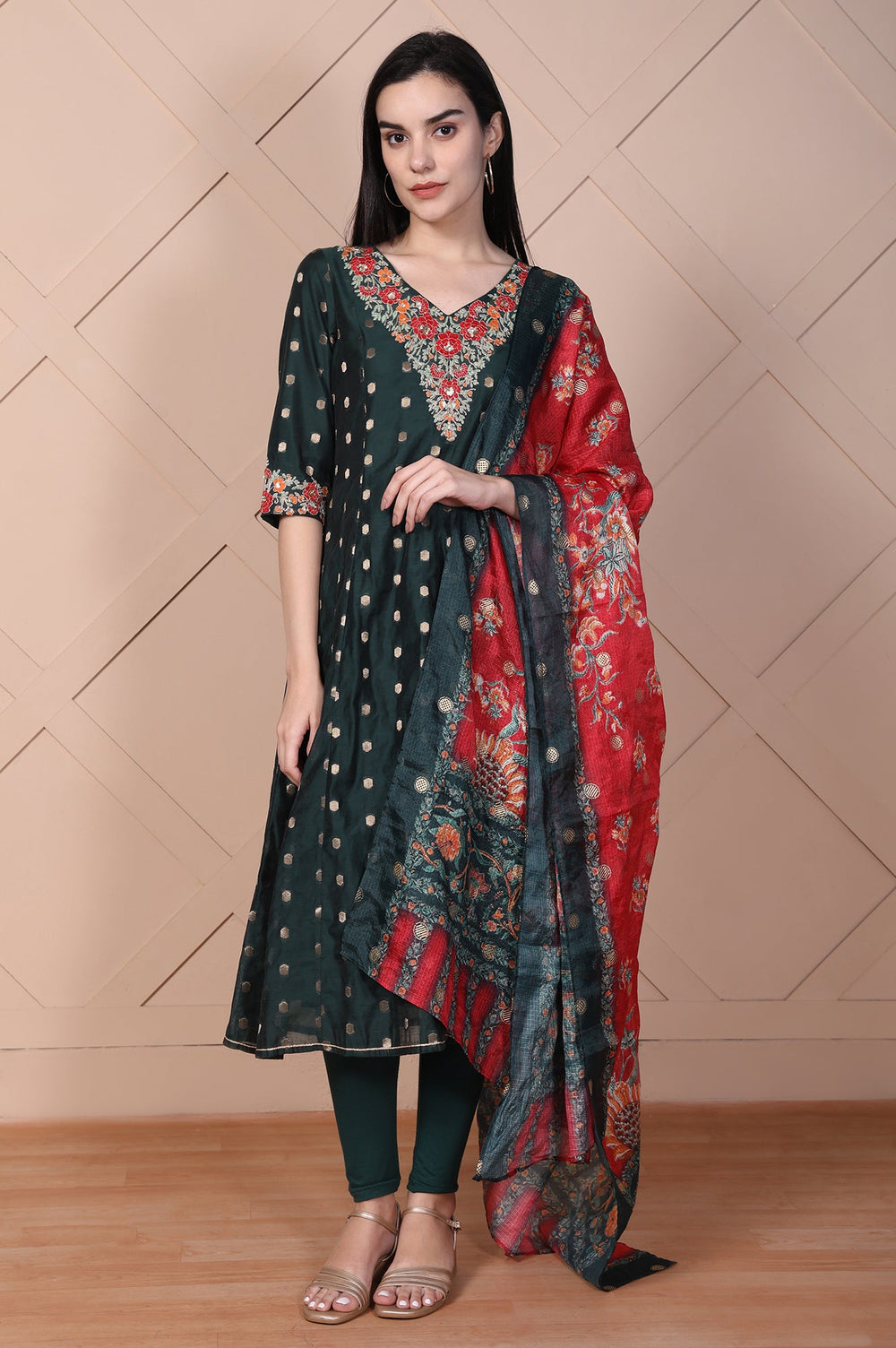 Aurelia ladies Western Kurti 3-piece set featuring stylish tops and matching bottoms, perfect for casual or festive wear.