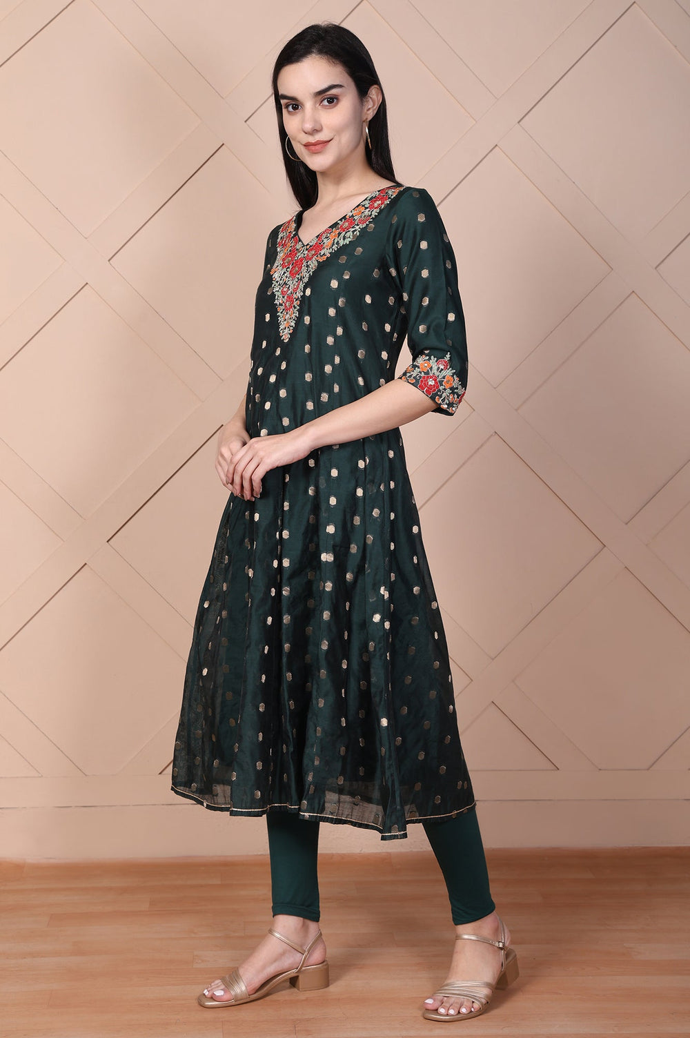 Aurelia Ladies Western Kurti 3-piece set featuring stylish kurtis with intricate designs and vibrant colors, perfect for casual wear.