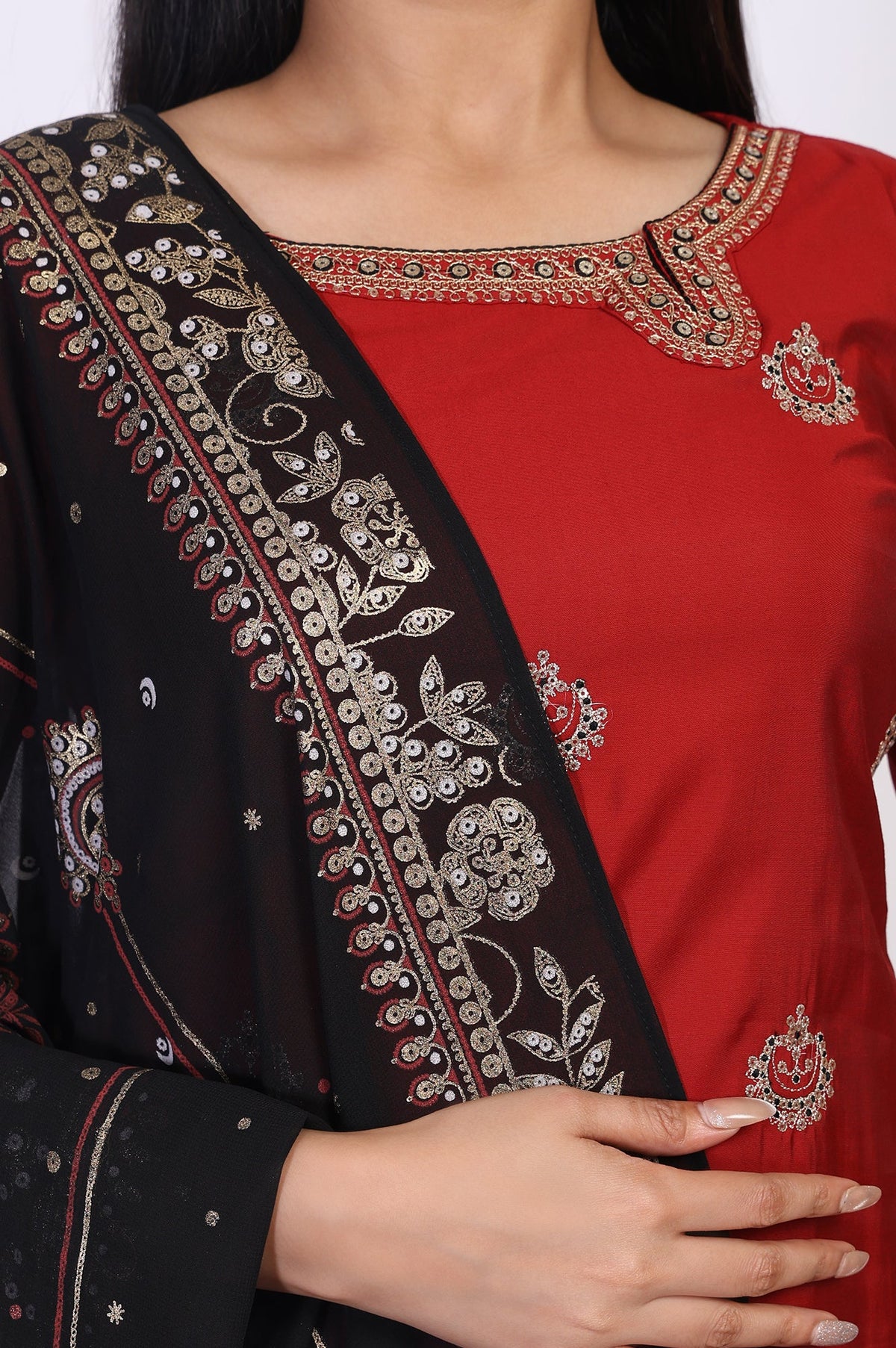 Aurelia Ladies Western Kurti 3Pcs Set As16267 608898