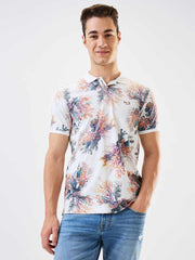 Spykar Mens T-Shirt H/S Mktfp1Be075 White