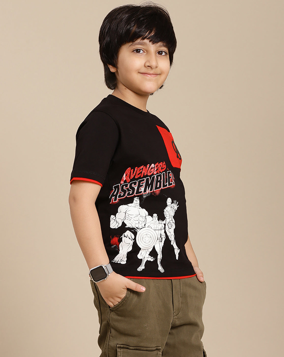 BIO WORLD BOYS T-SHIRT H/S AVGKBTSRT000939 BLACK